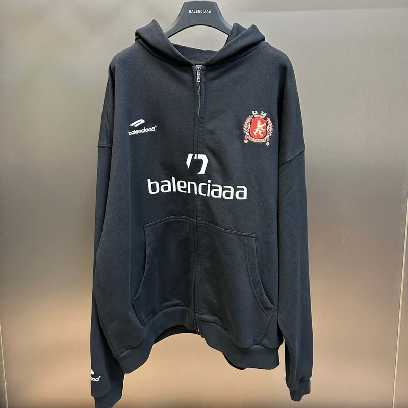 High version Paris B Manchester United joint name No. 10 family hoodie men's and women's same loose OS style sweater High version Paris B Manchester United joint name No. 10 family hoodie men's and women's same loose OS style sweater