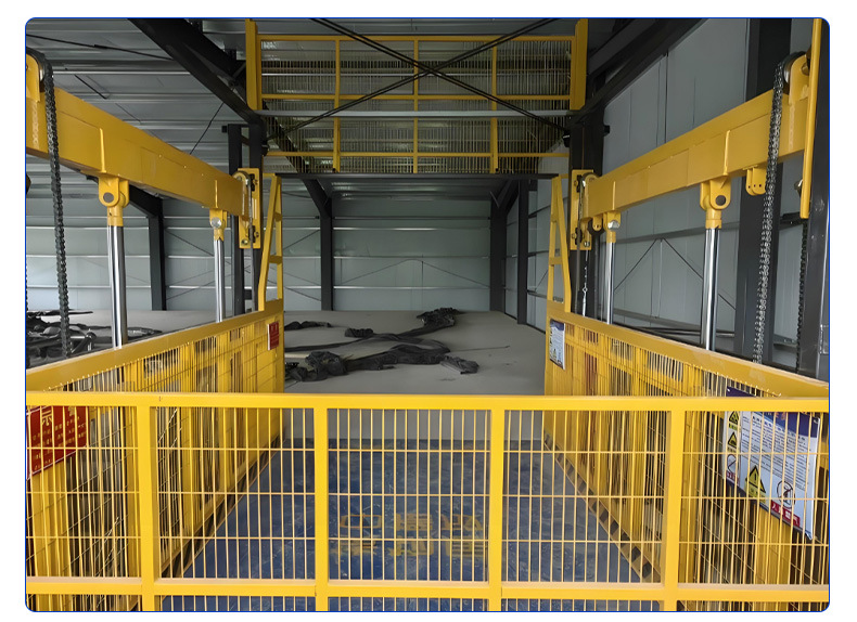 Industrial freight elevator manufacturer: 5-ton and 10-ton large-capacity rail-guided freight elevators for workshop transportation equipment