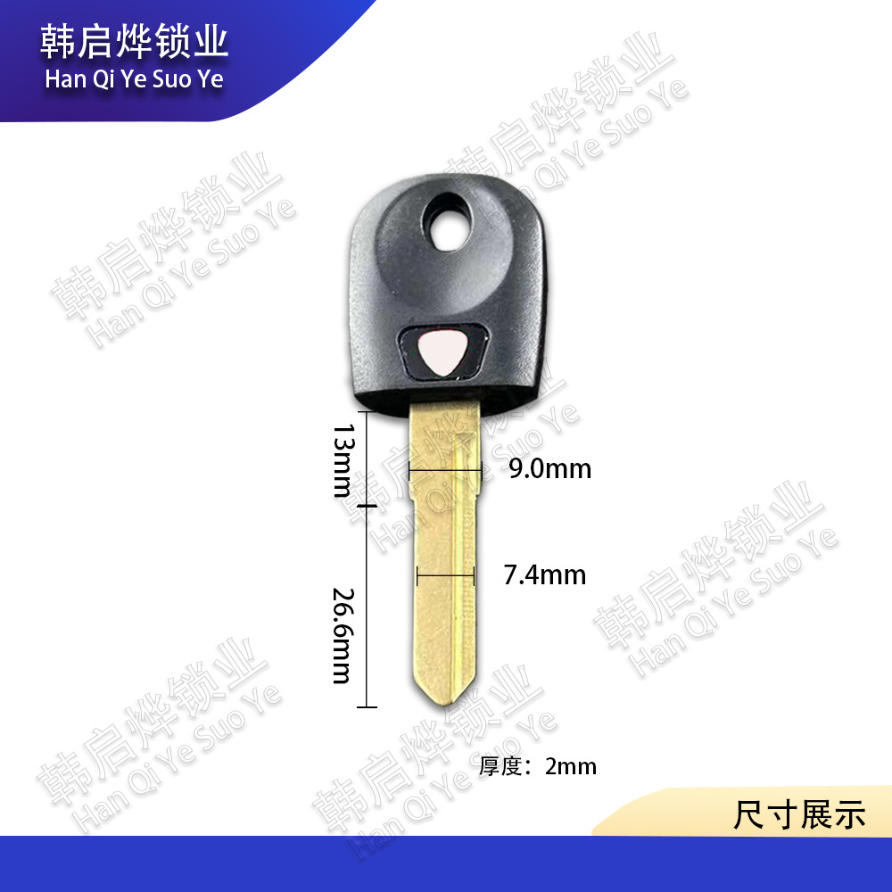 Suitable for Ducati 797 939S 748 749 821 848 950S Monster 950 Chip Key Blank
