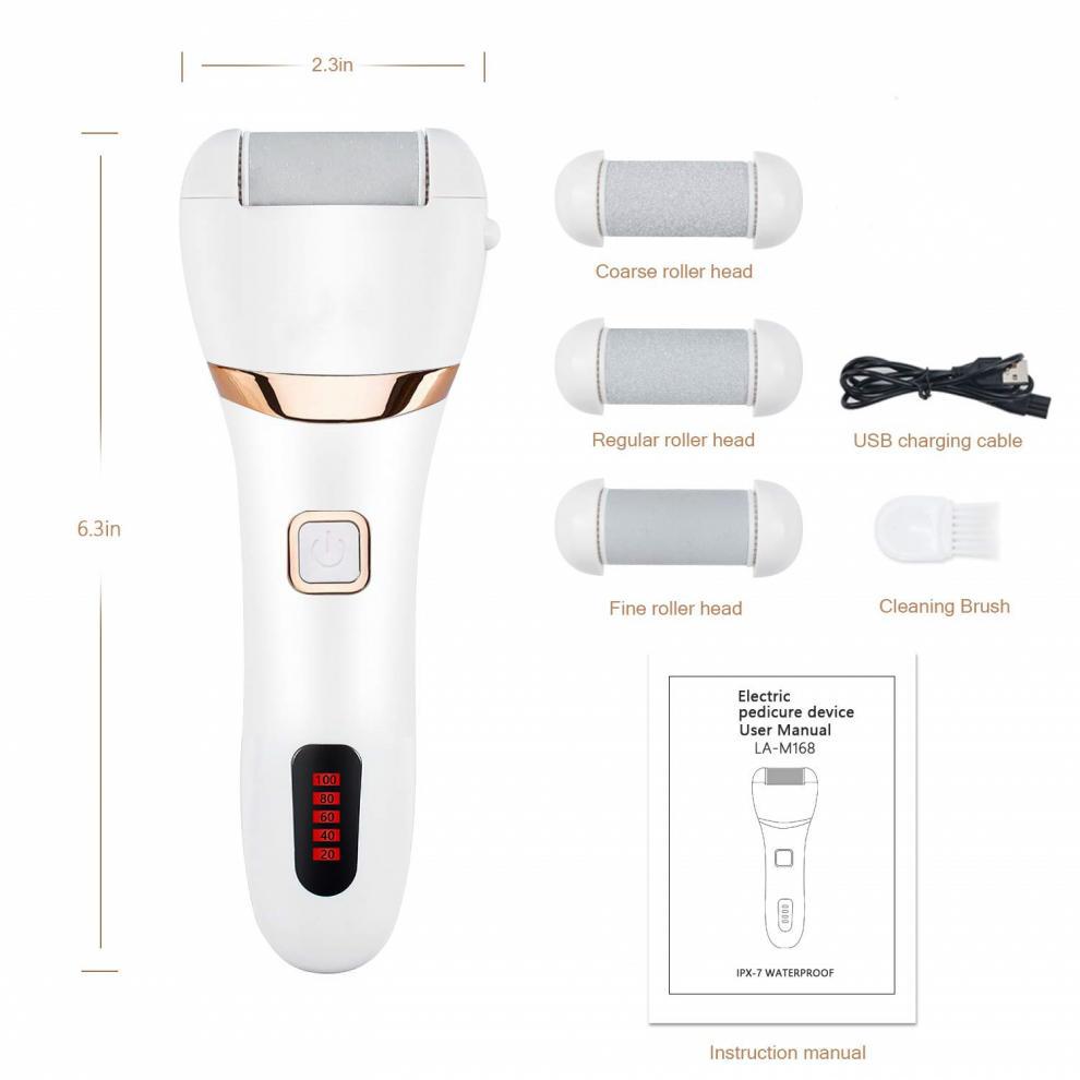 New Electric Foot Grinder Beauty Foot Peeling Machine USB Charging Beauty Pedicure Tool Feet Pedicure Dead Skin Callus Remover