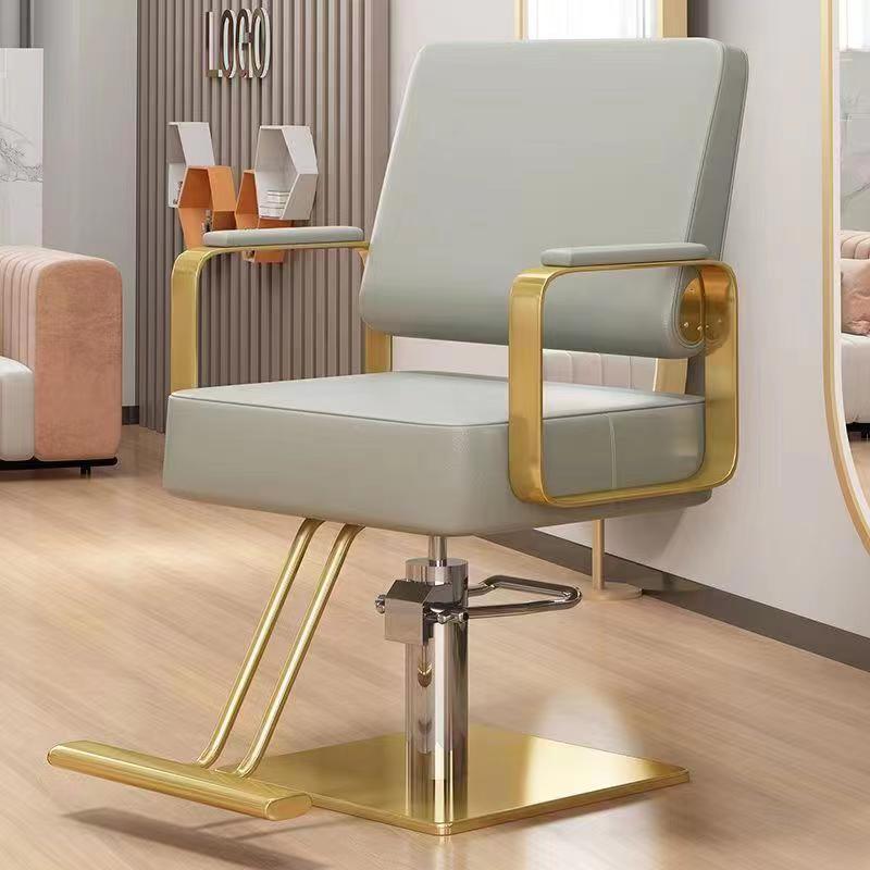 Peluquería Silla de pelo salón especial de corte de pelo taburete de alto grado teñido caliente asiento de elevación silla giratoria de pelo al por mayor