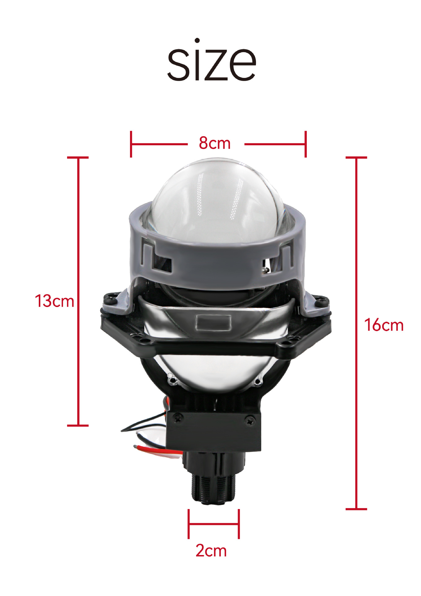 2023 nuevo PL6LED lente inteligente 3,0 pulgadas de alta potencia 65W automóvil bombilla sin pérdidas universal ultra brillante luz blanca