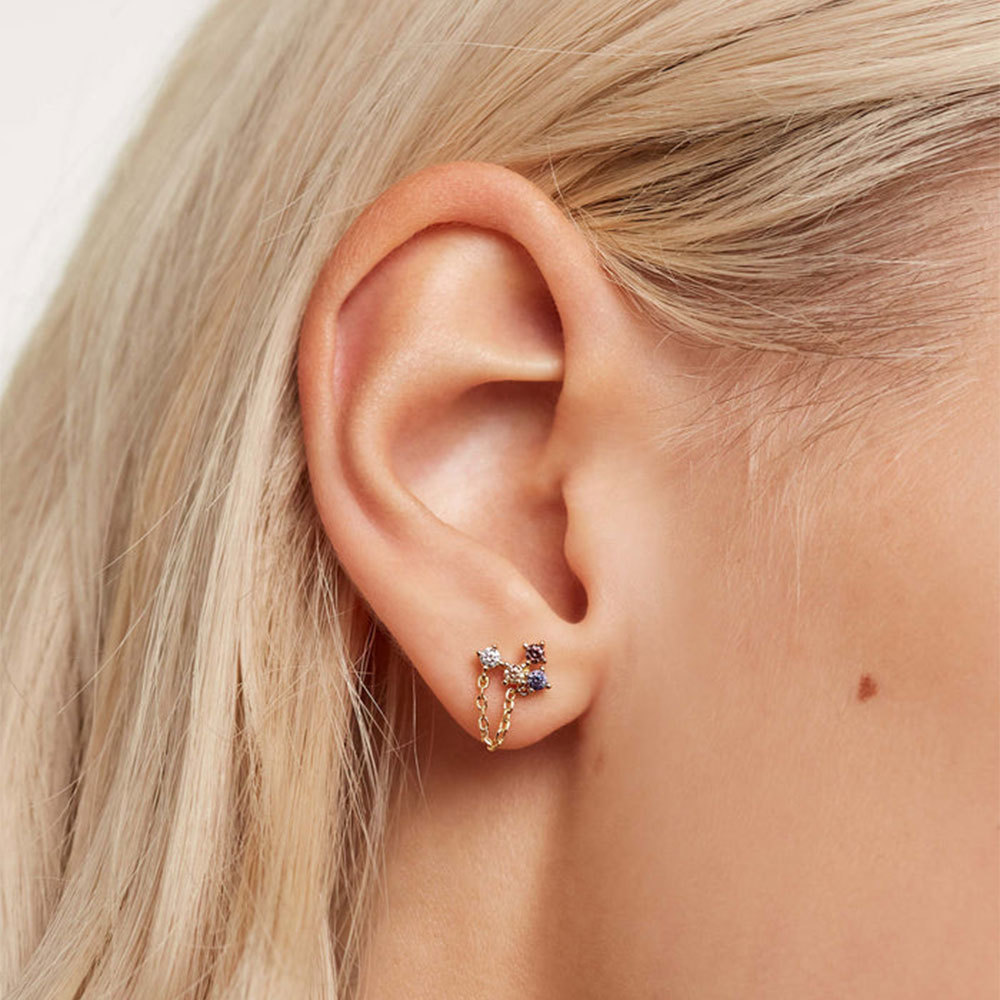 5g Weight 0.05µm-0.08µm Gold Plating Thickness Electroplating Gold Plating Process 925 Sterling Silver Ear Needle Material 18K Real Gold Plated Plating Material Zircon Inlay Material Hoop Earrings, Drop Earrings, Ear Studs Classification Necklace + Jewelry Quantity Daily Occasion 925 Sterling Silver Material Geometric Pattern Women's Gender Simple Style Style Plating Craft Necklace + Jewelry 925 Sterling Silver Geometric Hoop Earrings Drop Earrings Ear Studs 17