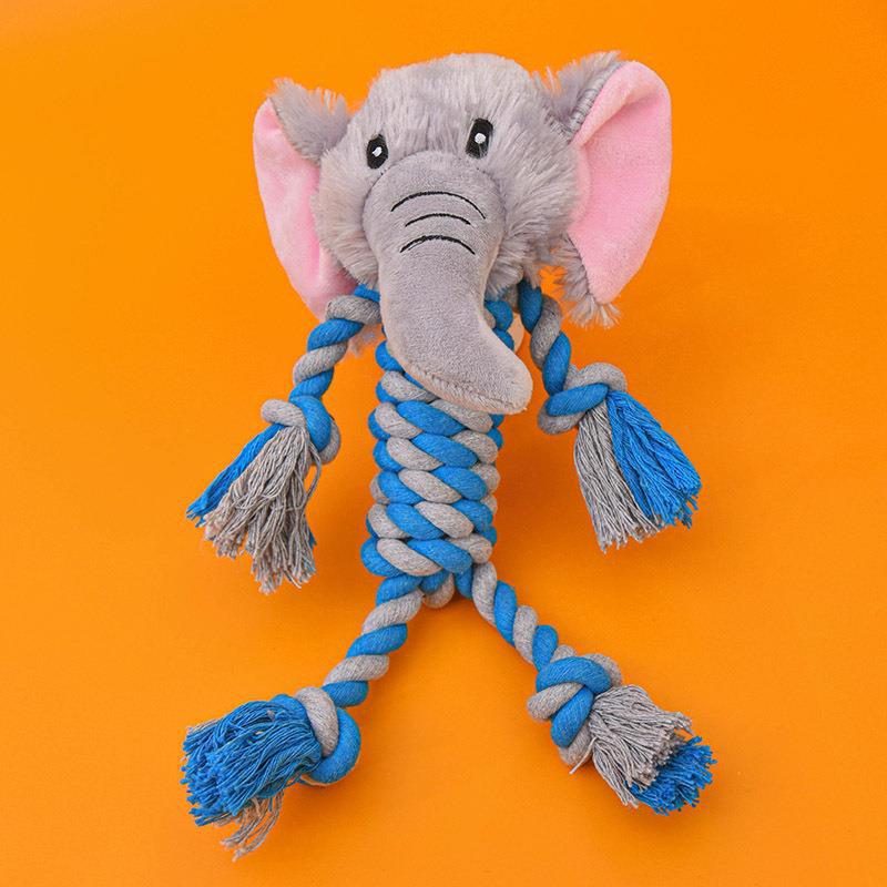 매듭 블루 코끼리