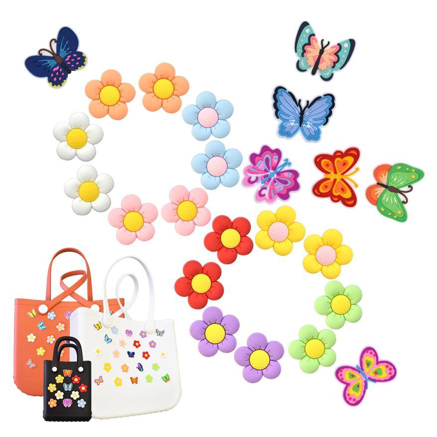 Bola de agujero hebilla bolsa de playa bolsa de bogg joyería colgante playa bolsa de tote plug-in de decoración compatible con simpy sou