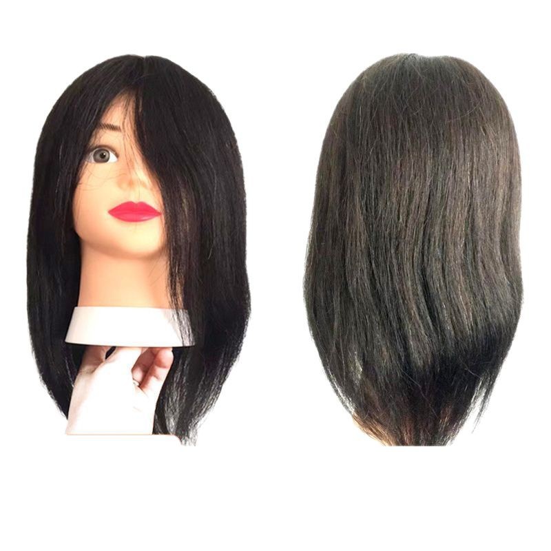 El modelo de cabeza de ejercicio de cabello completo garantiza la calidad del fabricante de Xuchang directamente puede blanquear y teñir la cabeza de modelo de moldeo de lavado y cizallamiento