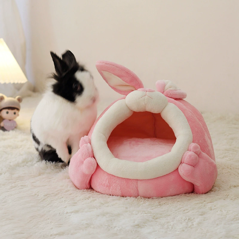 Хлопковое гнездо Amazon Curious Rabbit Sugar Glider Jizi Pet Nest для морской свинки, зимнее теплое мини-гнездо для хомяка