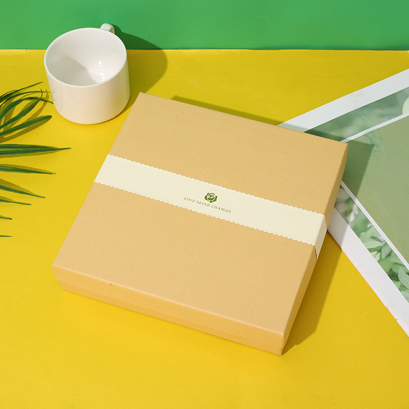 厂家批发新款天地盖复古牛皮纸项链手镯饰品包装礼盒详情6