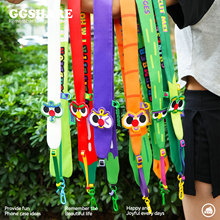 寄居蟹原创蔬菜瓜果设计手机挂绳斜挎可背挂脖可调节长款手工防丢