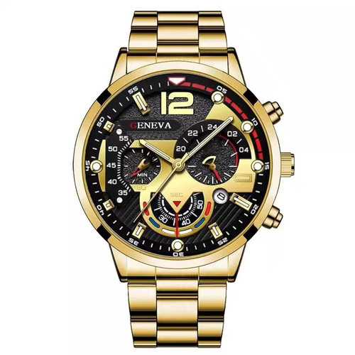 Cross-border TEMU set of hollow non-mechanical watches for men's business wrist watches accessories watch multi-piece set