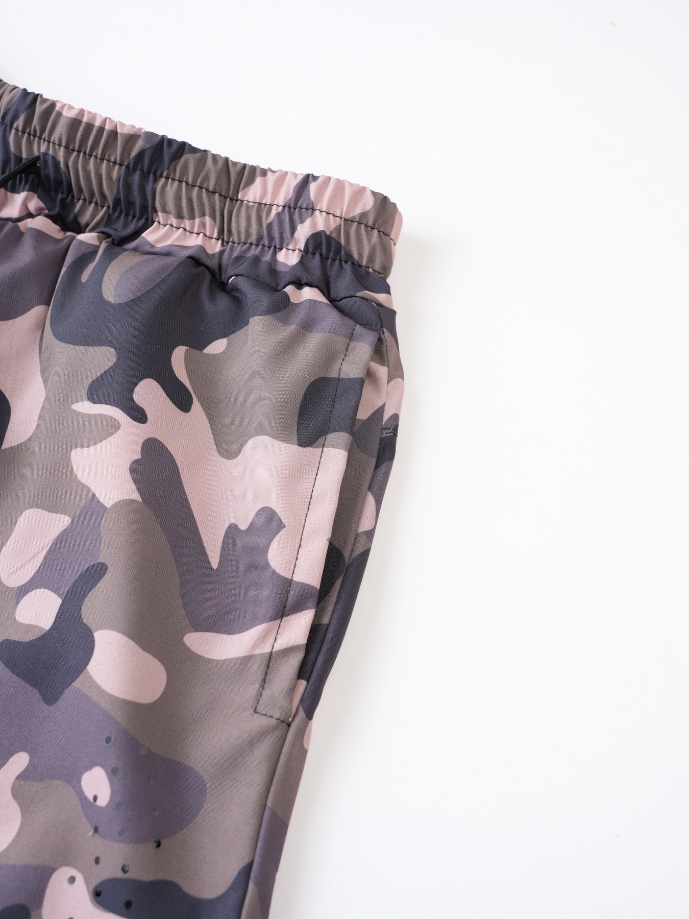Men's Clothing Men's Summer Sports Casual Breathable Double Camouflage Drawstring Jogger Shorts For Formal & Casual_viptrois.com