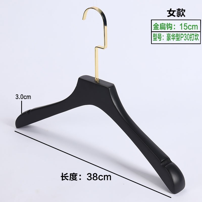 컷-15cm 골드 플랫 후크가 있는 여성용 블랙 3.0 플랫 헤드밴드
