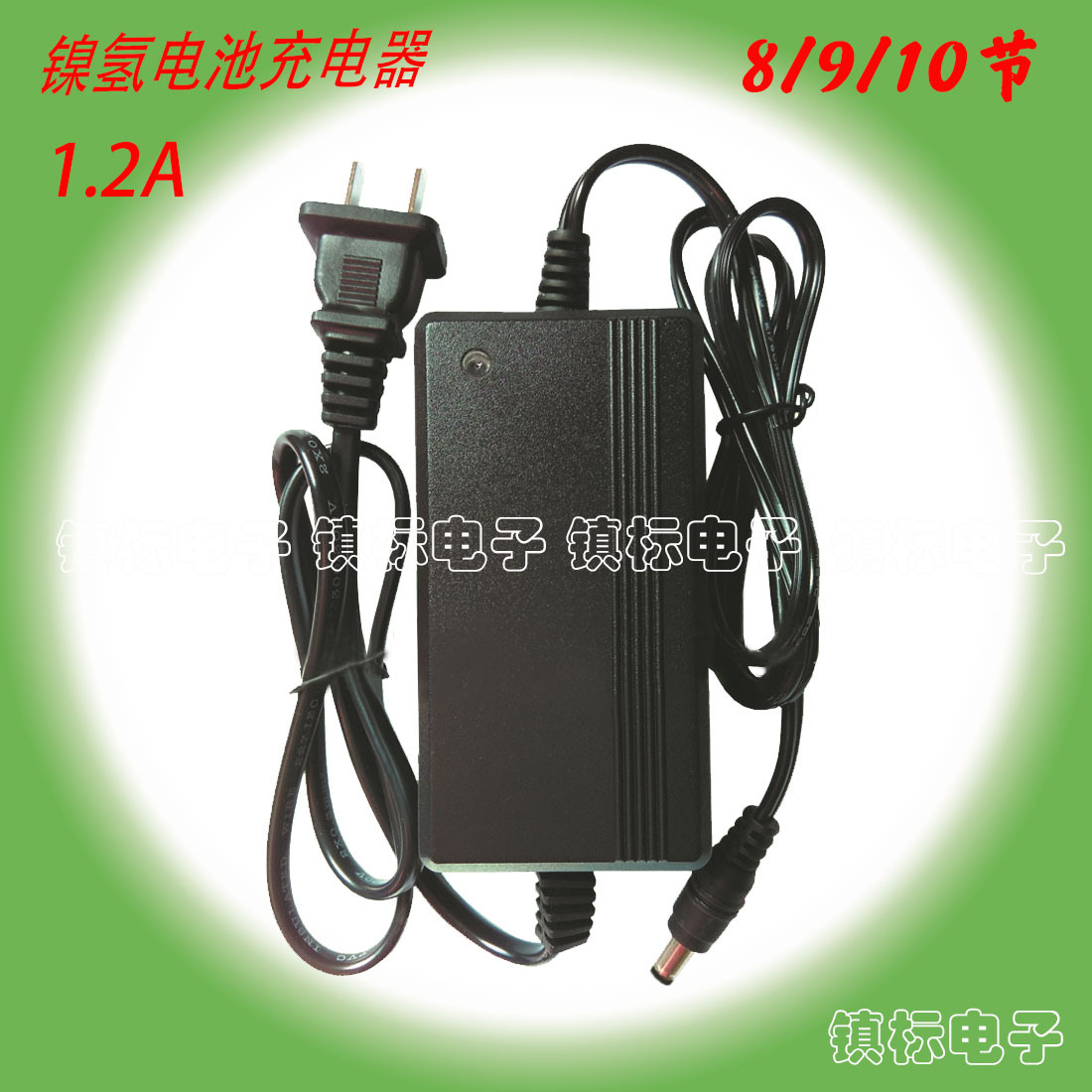 镇标1.2A镍氢智能电池充电器8/9/10节 ZB-D20NC-10