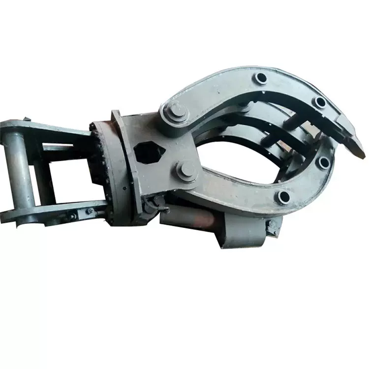 夹木器挖掘机360度旋转挖机液压夹具抓木器挖机配件五齿抓钢机