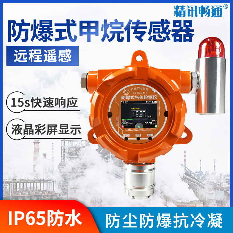 固定式甲烷气体传感器报警器RS485模拟量甲烷浓度气敏加测可燃