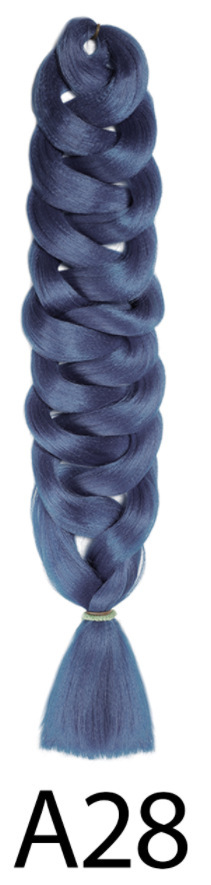 Peruca de comercio exterior fibra química africana gran trenza 165g trenza jumbo trenza cabello de alta temperatura seda trenza