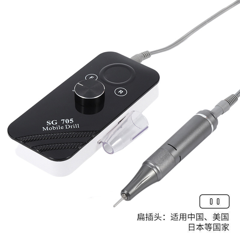 Lijadora de uñas transfronteriza, cargador, removedor de uñas portátil, piel muerta, almacenamiento de energía, lápiz de molienda, herramientas de uñas, Amazon