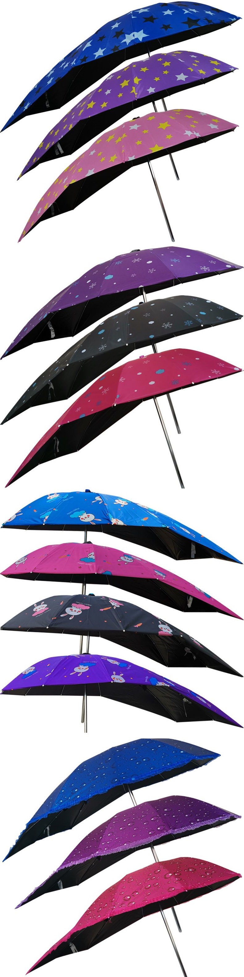 Electric scooter sunshade, motorcycle sunshade, bicycle sunshade, tricycle sunshade, black vinyl sun protection, UV protection umbrella