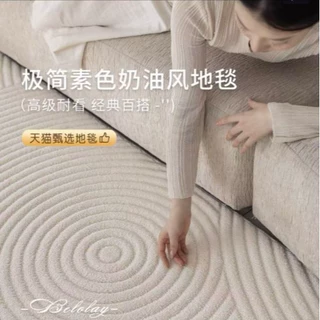 地毯免洗可擦硅藻丝防水防污耐脏耐磨易打理轻奢高级卧室家用沙发