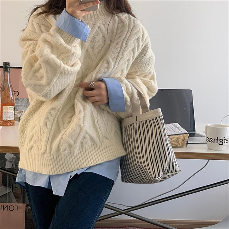 Design Japanese retro demi-season sweater