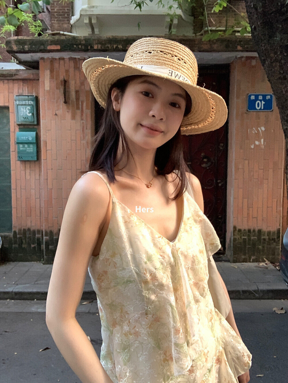 Đầm maxi nữ thắt eo họa tiết hoa nhí phong cách Pháp tay dây — màu hồng, màu tím, màu vàng chi tiết 21