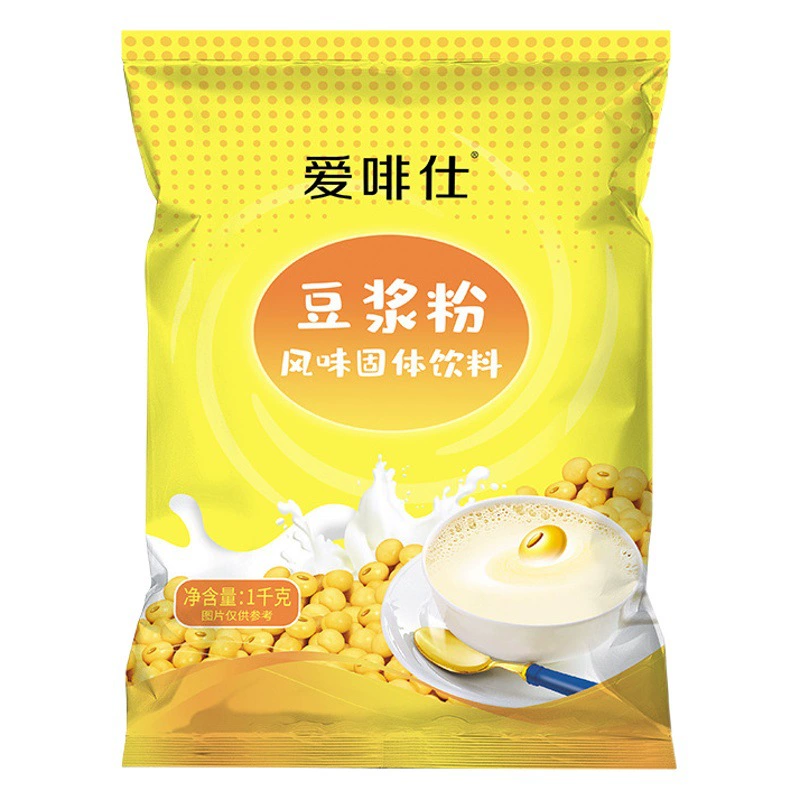 Соевое молоко сухой Завтрак коммерческий растворимый оригинальный вкус бытовой соевый порошок без приготовления пищи соевое молоко сухой магазин для завтраков большой пакет 1000 г