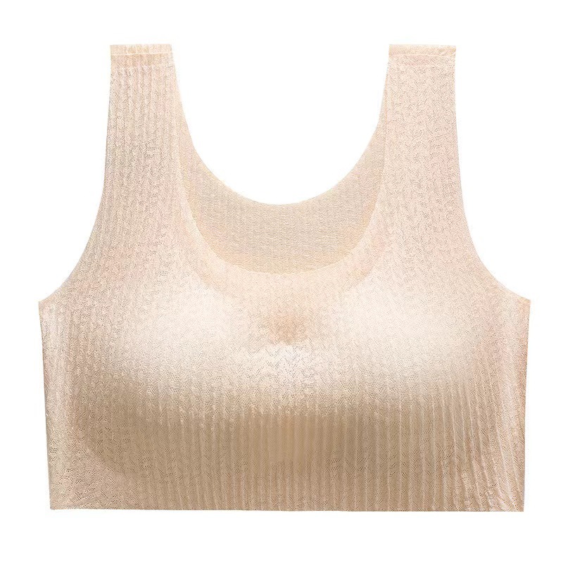Ropa interior sin marcas para mujeres Pequeño pecho sin anillo de acero de trigo chaleco de encaje para niñas sujetador de pecho universal para estudiantes