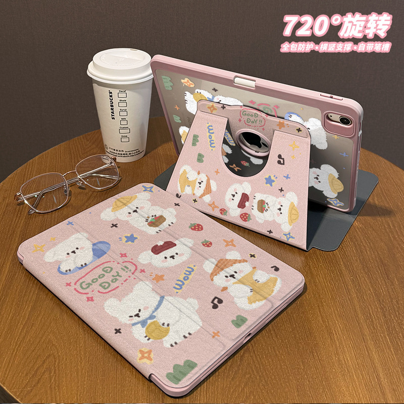 Customized 720 ° Rotating iPad Protective Case iPad 10.9inch 70% off Rotating Acrylic Tablet Protective Case