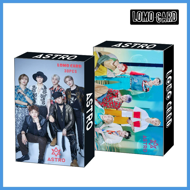Хитовые звезды вокруг StrayKids Ateez Astro NCT LOMO новая карточка альбома благословение маленькая карточка