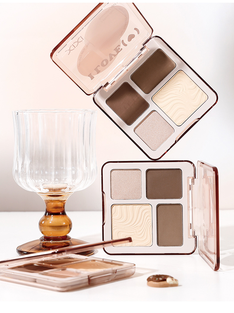 xixi depicts the shadow Contouring plate, the high-gloss contouring integrated plate, the matte brightening three-dimensional shadow comprehensive plate D854 undefined