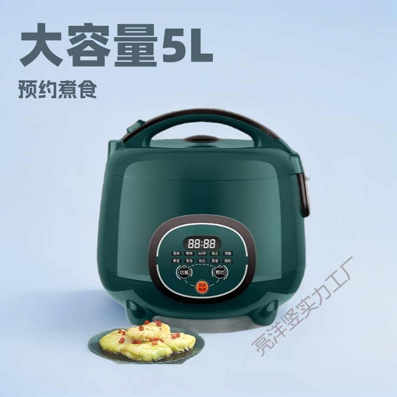 电饭煲预约家用小型迷你大容量高压锅电饭锅5升学生宿舍新款电器|undefined