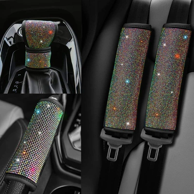 Seat belt shoulder pad Shoulder Cover Protective Cover Hot - color-hot-drilling-set-2