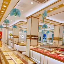 七夕情人节珠宝店氛围布置装饰吊顶部天花板开业吊饰空中商场扇子