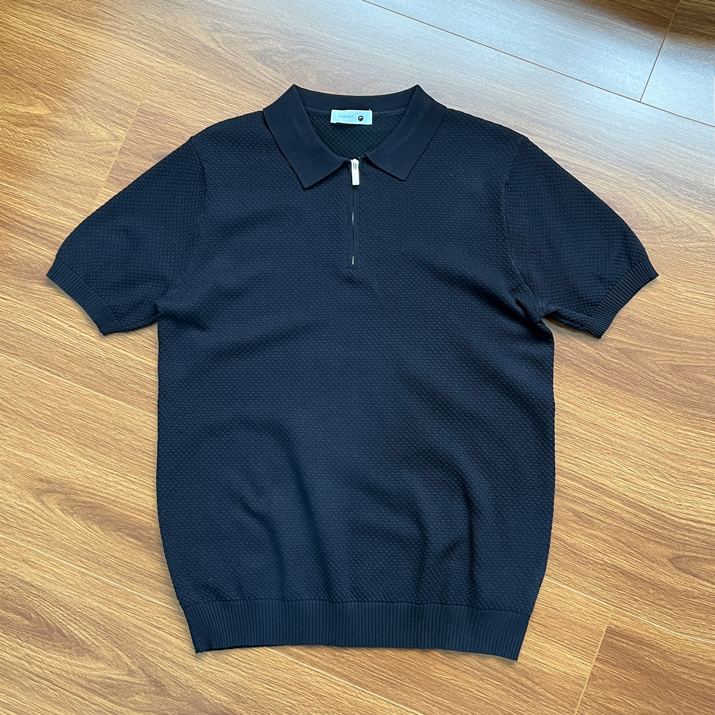 old money style textured short-sleeve  shirt 2026 spring/summer new casual all-match commute tee unisex t-shirt