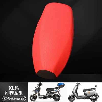 Electric car cushion | Thickened Leather Car Cushion - high-quality-grain-leather-main-red-and-black-xl-size-black