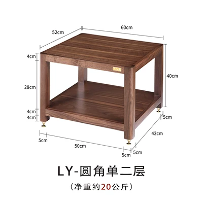 Shock-Absorbing Equipment, Shock-Absorbing Racks, Audio Racks, Audio Equipment Racks, Floor-Standing Solid Wood Amplifier Cabinets (Electric car big tripod) - sound-source-ly-single-and-second-floor