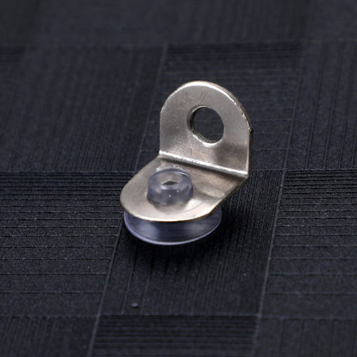 Thickened suction cup 7-character plate holder, glass support stainless steel plate holder, rack fixed corner code factory direct supply