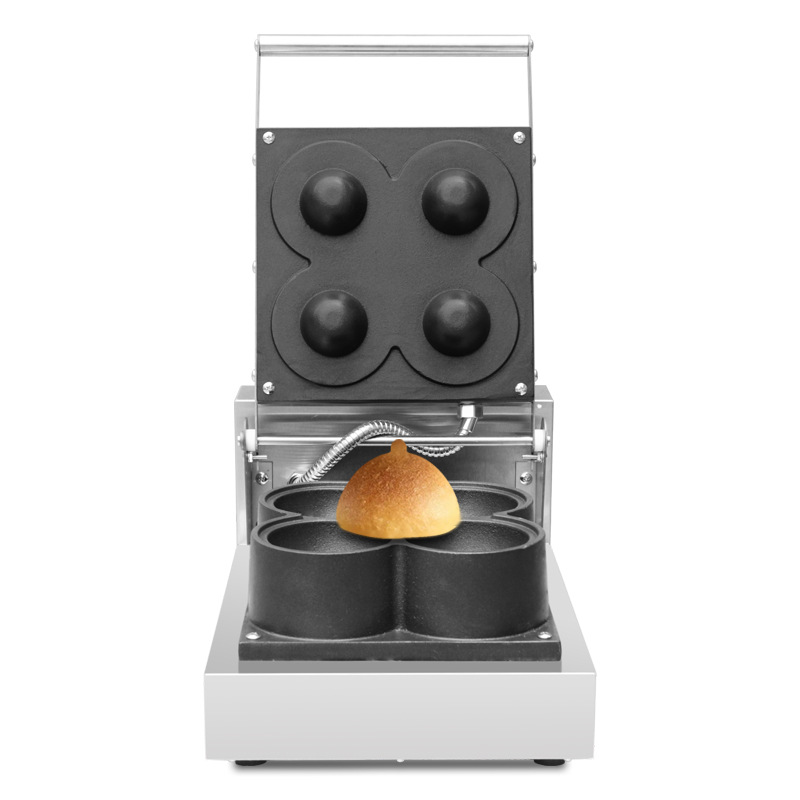 跨境电热商用双面加热华夫饼机创意四头乳房华华夫饼机