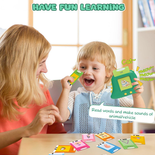 English Flash Cards for Children - Cross-Border Foreign Trade Flash Memory Card Inserting Machine - German Early Education Card Machine