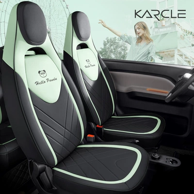 Seat cushion, seat cover cover special sandwich car - 20-23-sandwich-avocado-green-black-standard-edition-55-points-in-the-rear-row
