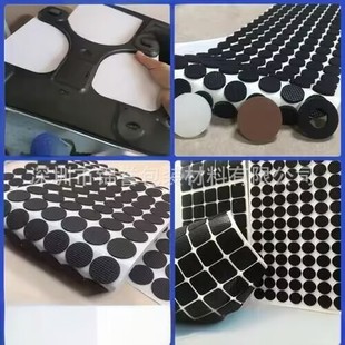 Wholesale Flat Silicone Rubber Gasket Silicone Gasket Plaid Black Rubber Gasket Non-Slip Rubber Foot Pads