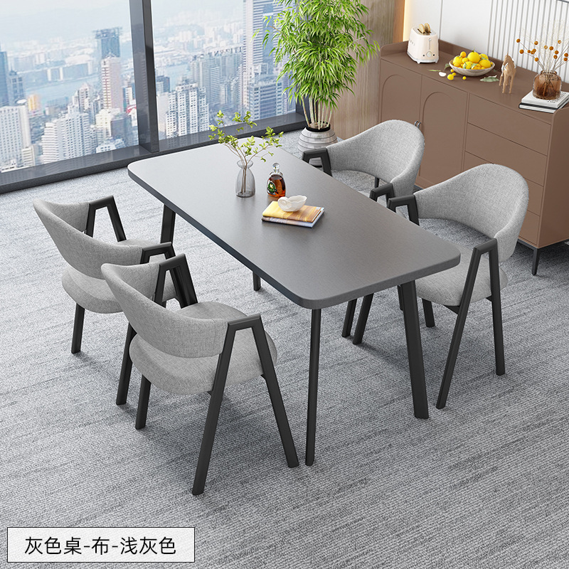 北欧の長方のテーブルは簡単で、業務的に接客します。