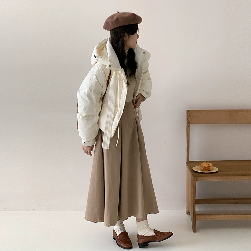 2024 новый хлопчатобумажный костюм женский прилив ins зимний студент короткий маленький человек свободная хлопчатобумажная куртка хлопчатобумажная куртка