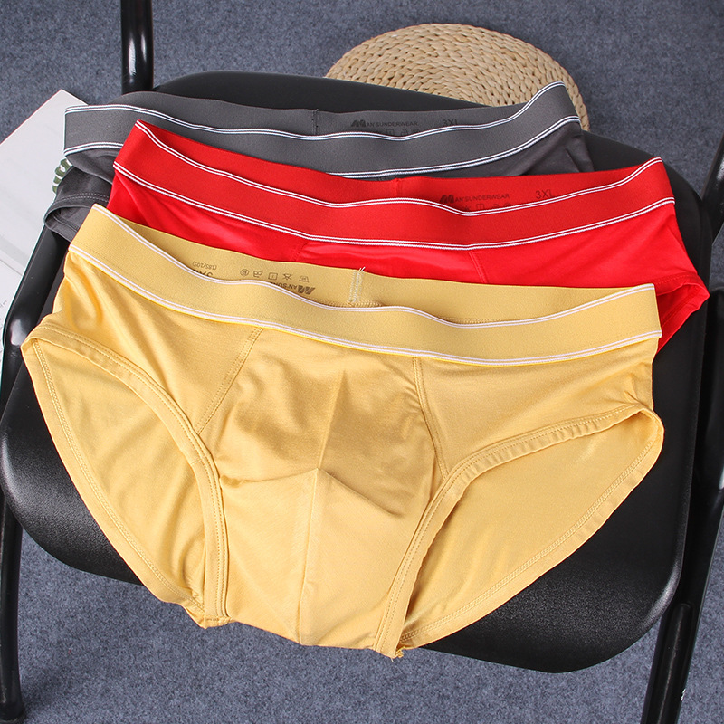 New men's briefs modal cotton breathable mid-waist contrast color youth Briefs Factory direct foreign trade New men's briefs modal cotton breathable mid-waist contrast color youth Briefs Factory direct foreign trade