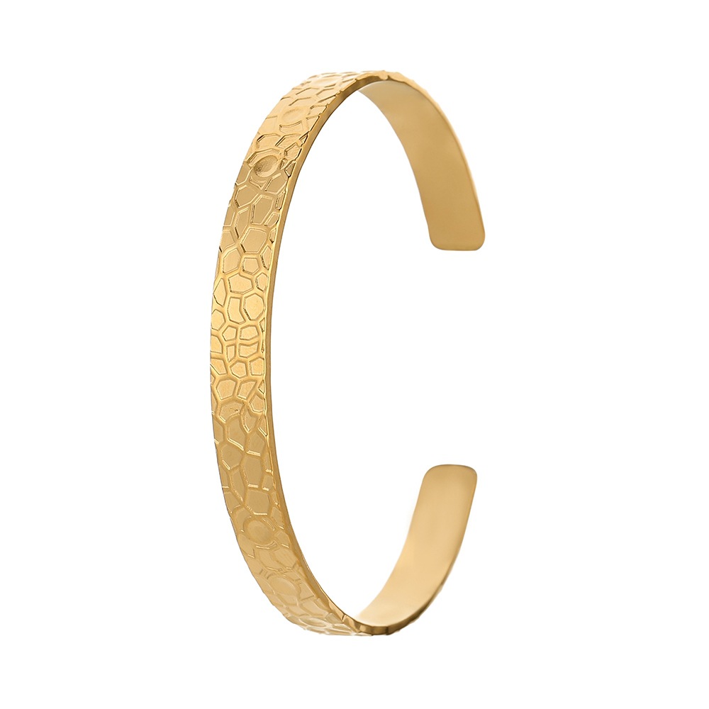 12g Weight Bangle Classification 1 Piece Quantity Daily Occasion Stainless Steel Material Geometric, Eye Pattern Unisex Gender Plating Design Simple Style Style Geometric Eye Stainless Steel Simple Style Bangle 29