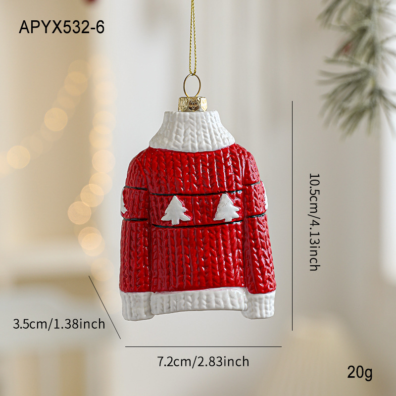 Nuevos colgantes de plástico Santa, colgantes de árbol de Navidad, adornos, artículos de decoración, artículos de diseño de atmósfera en stock