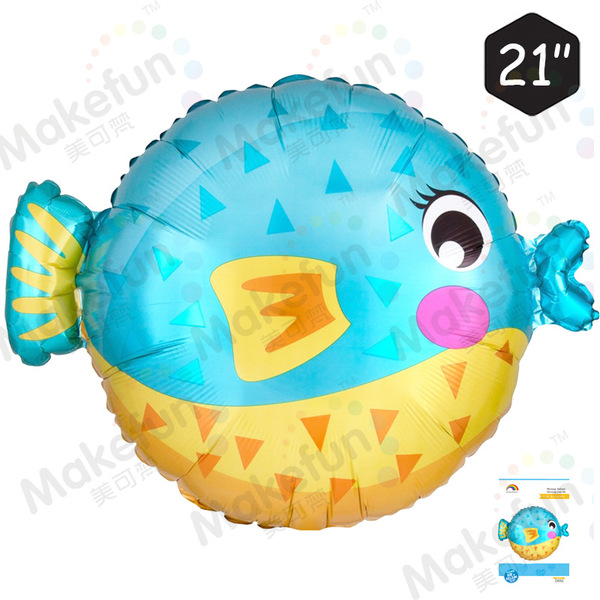 Q version of marine animals cute styling children's birthday baby…