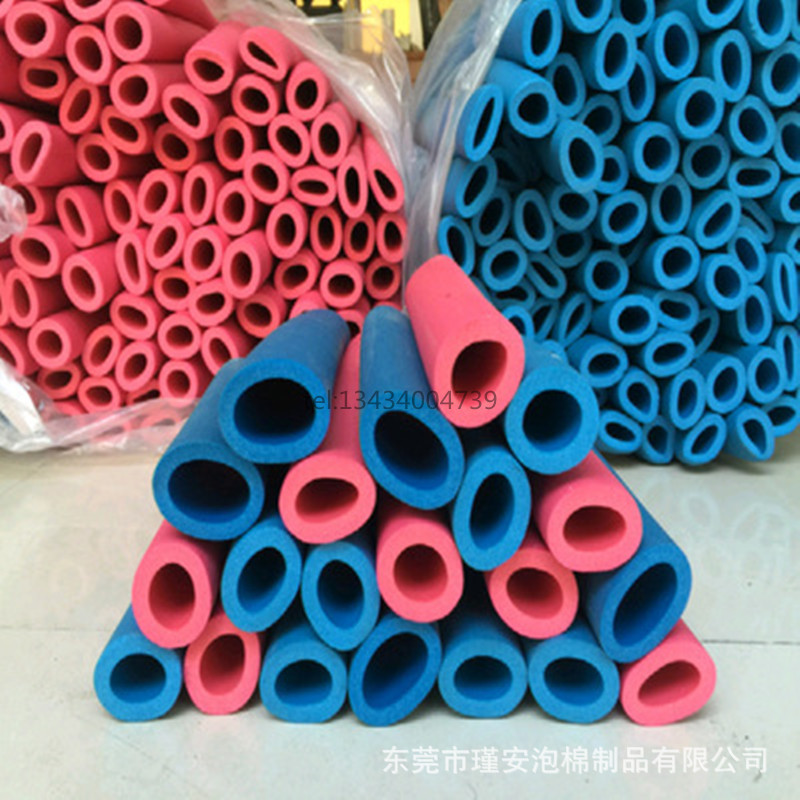彩色橡塑管EVA耐磨防滑橡塑海绵发泡管 NBR光面橡塑柔软泡棉管