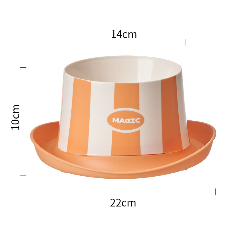 Pet de acero inoxidable cuello único protector de cuello anti-fugas de alimentos anti-cabotaje cuello de perros elevados protector de cuello anti-cabotaje cuello de gato