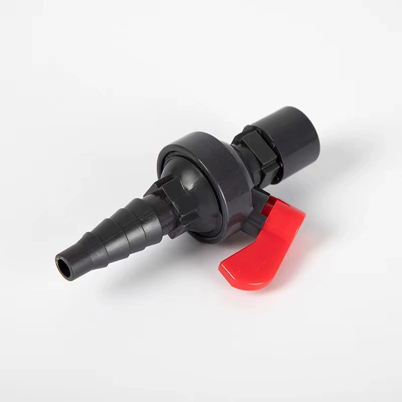 ПВХ химический Пробоотборный клапан Промышленный темно-серый химический шланг соединение шаровой кран переключатель пагоды разъем для отбора проб